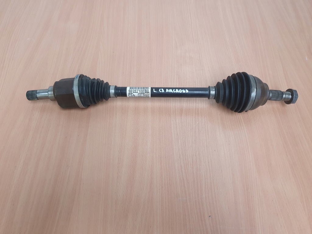 фото №1, Приводной вал перед левая 9809710080 citroen c3 iii aircross lift 23r