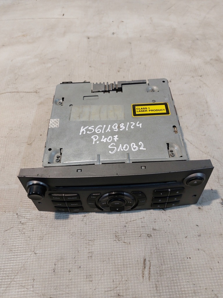 фото №1, Радио peugeot 407