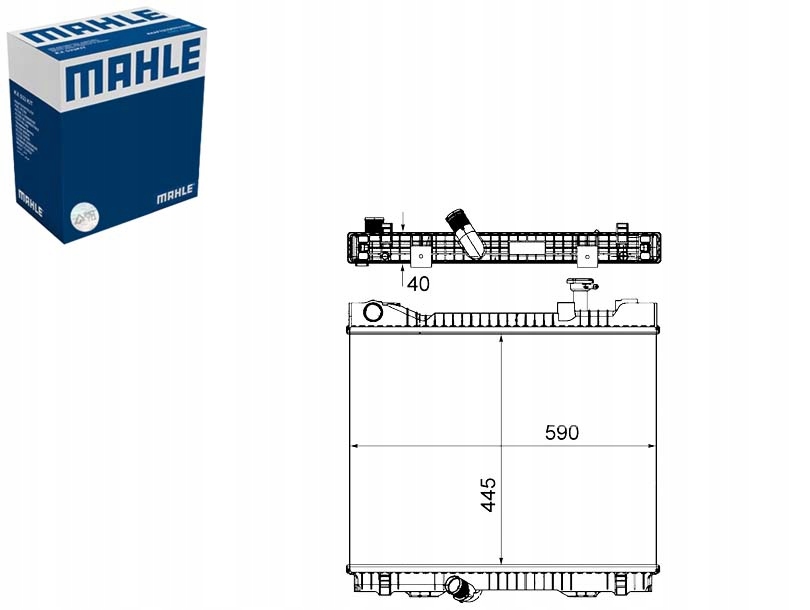 Купить Радиатор двигателя воды rvi maxity nissan cabstar nt400 cabstar