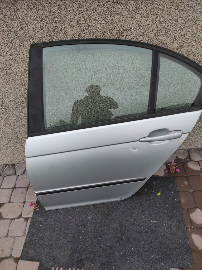 фото №1, Двері ліва задні bmw e46 sedan titansilber