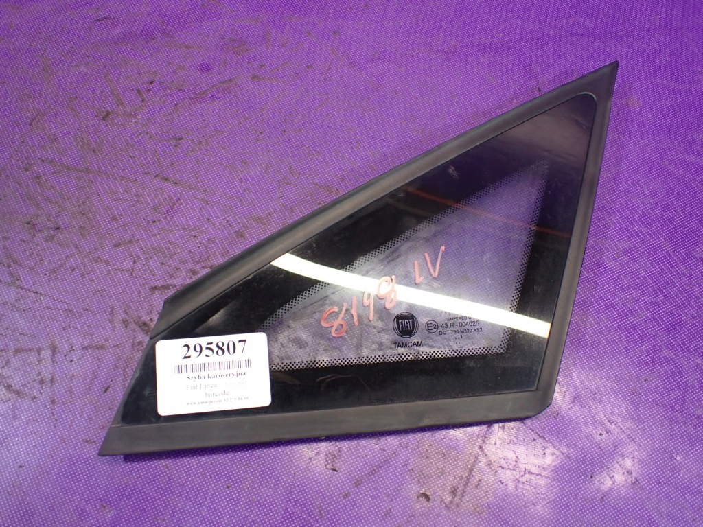 фото №1, Fiat linea скло кузовна перед лівий ліва передня трикутник малий