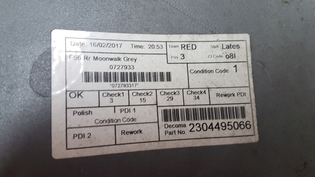 фото №7, Бампер задний mini cooper f56