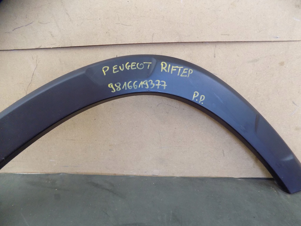фото №2, Молдинг крила правий перед права передня peugeot rifter 9816619377 org.
