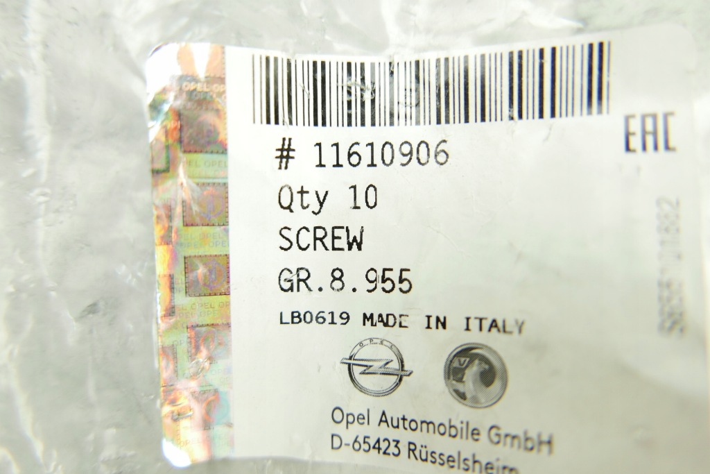 фото №5, Болт крепления двигателя m12 opel astra j 11610906