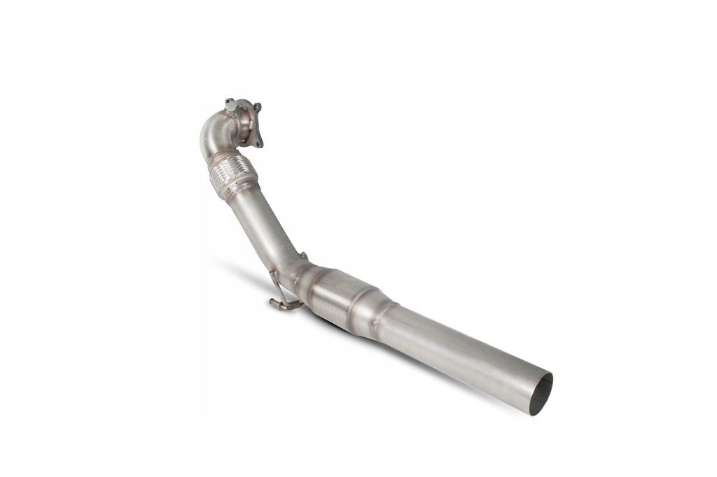 фото №1, Vw scirocco r даунпайп + катализатор scorpion