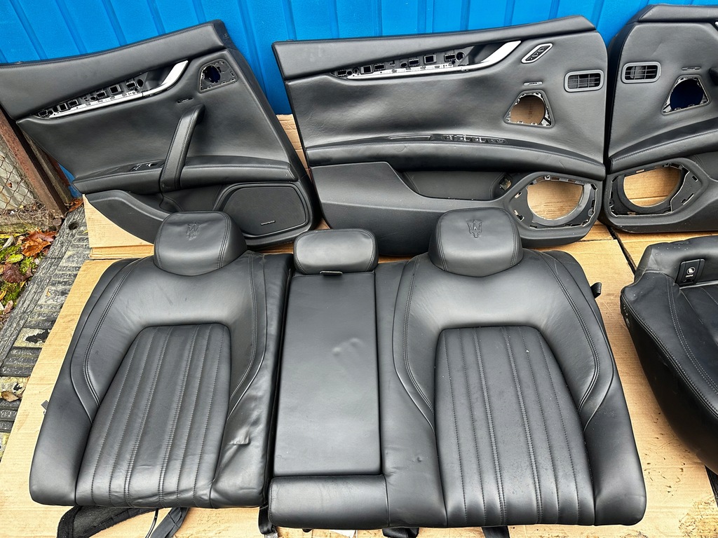 фото №9, Maserati ghibli сиденья салон обшивки обивка кожа