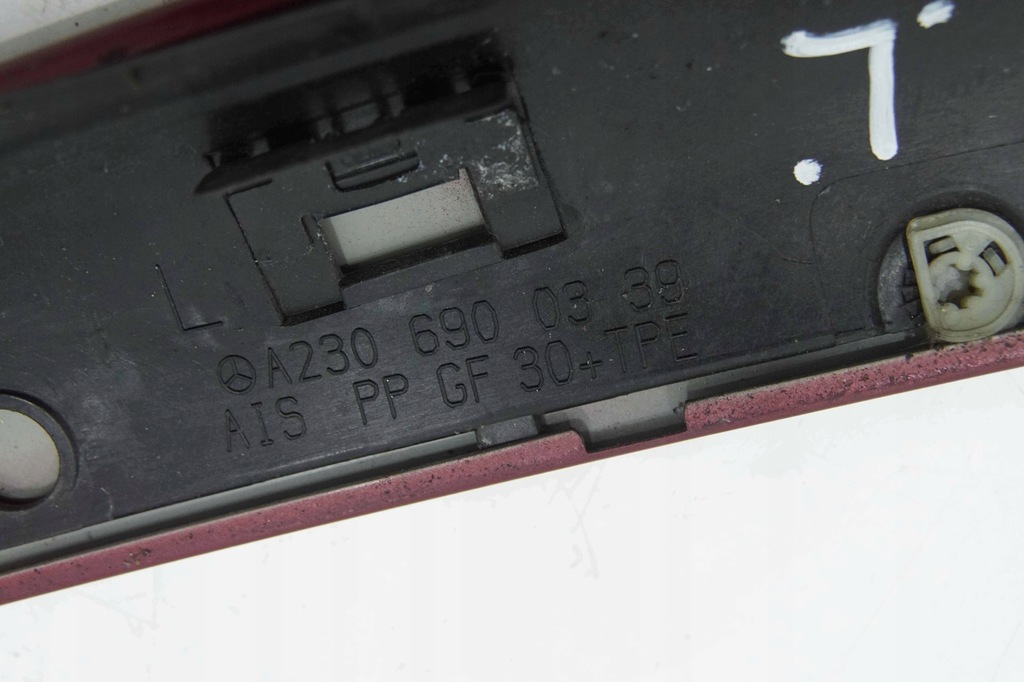 фото №4, Захист стійка ліва колір 548 mercedes sl r230 02