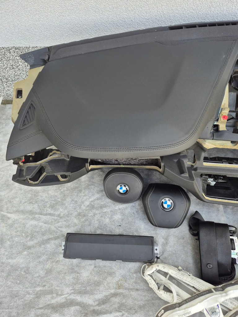 фото №4, Bmw 6 g32 панель приладів приладова подушка безпеки ремені nić