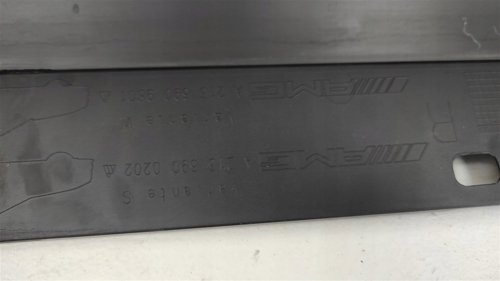 фото №10, Молдинг порог правая mercedes e 213 amg карбон