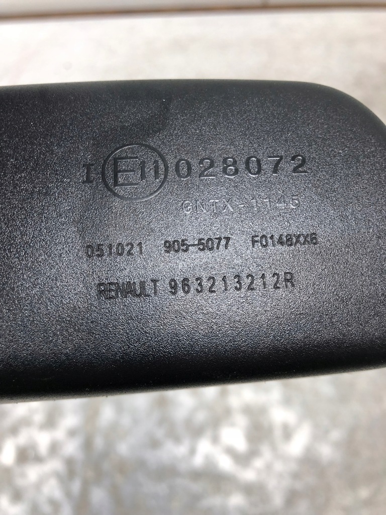 фото №5, Дзеркало внутрішнє 8 pin renault master iii iv 963213212r