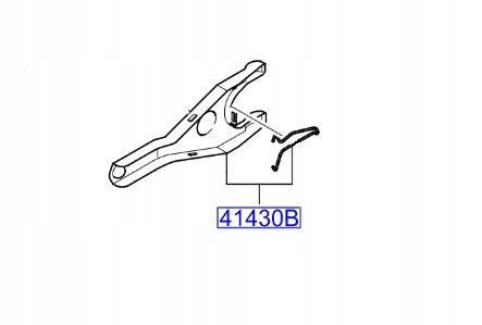 фото №1, Вилка сцепления hyundai ix35 2013-15