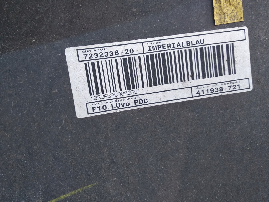 фото №10, Bmw 5 f10 f11 10-14 бампер перед передний