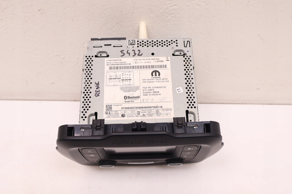 фото №5, Jeep renegade радіо екран навігація '07356350720