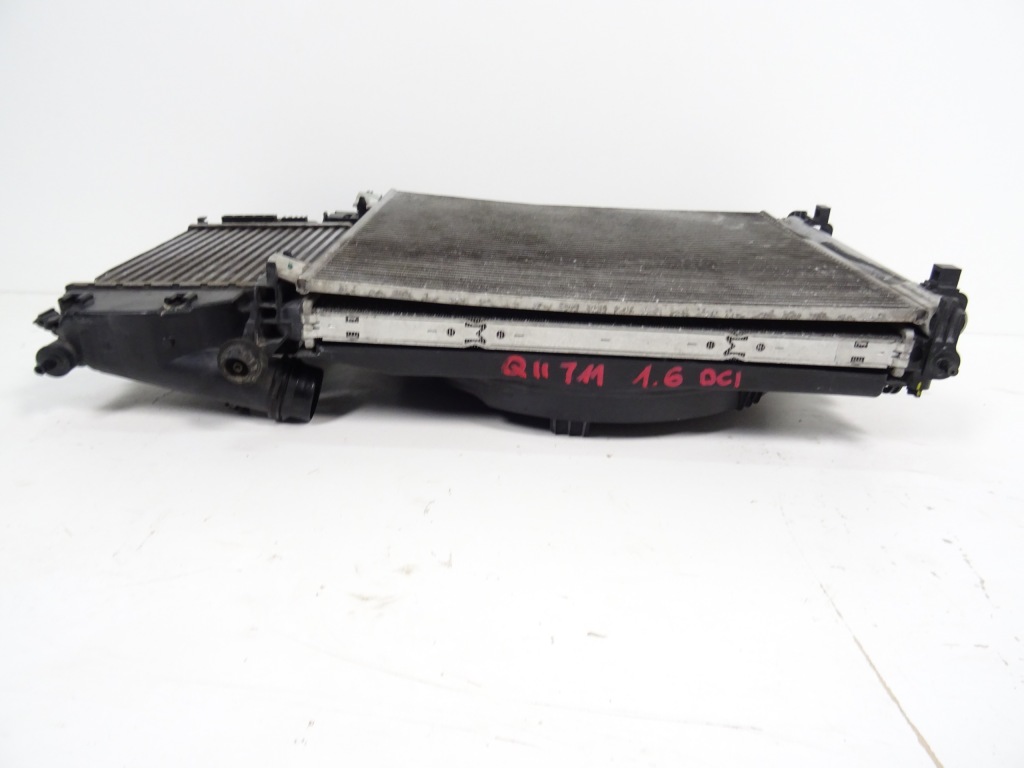 Qashqai 2 j11 1.6 dci радіатор води кондиціонера інтеркулер вентилятор Оригінал