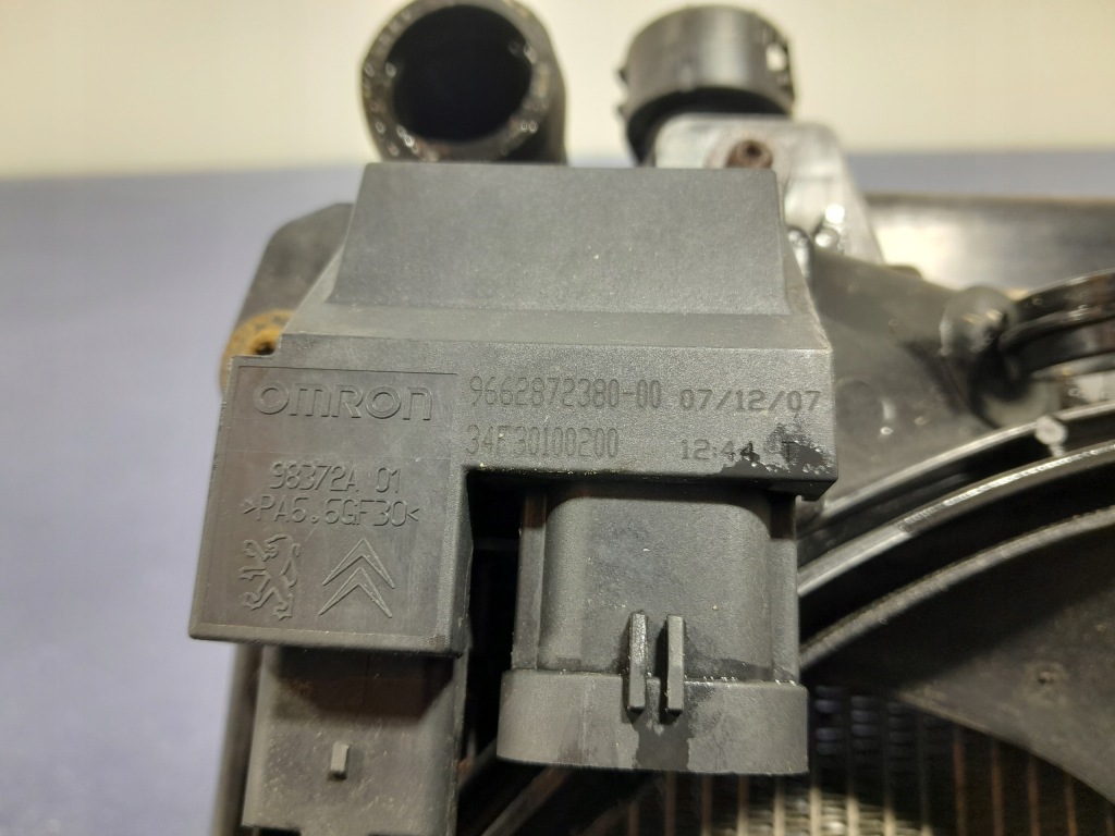 Citroen c3 1 1.4 hdi радиатор воды вентилятор 9653026580 с Разборки