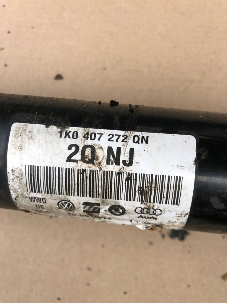 фото №5, Приводной вал правая vw golf vii audi a3 1k0407272qn