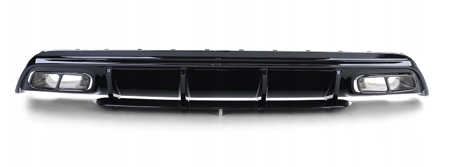 фото №3, Диффузор накладка mercedes w176 amg чёрный блеск