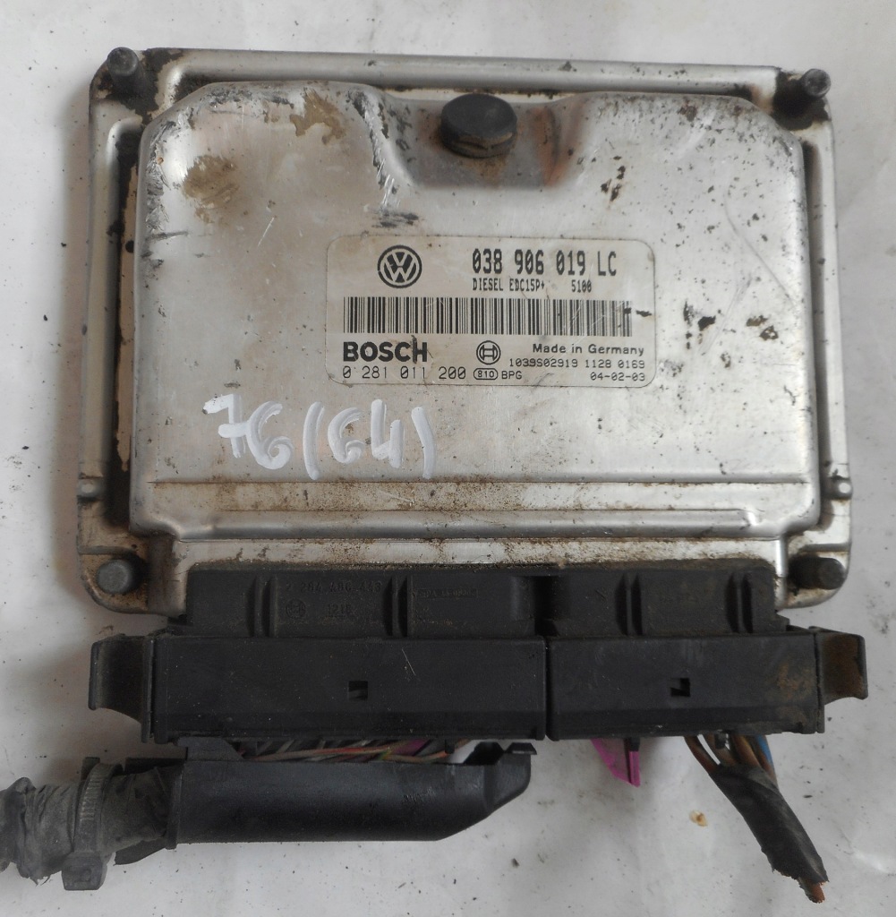 фото №1, Vw polo iv 9n 1,9 tdi бортовой компьютер 038906019lc