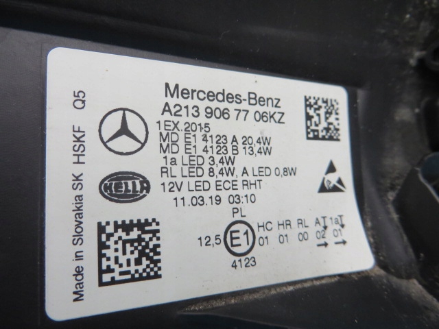 фото №15, Mercedes e kl w213 лампа передняя левая full led