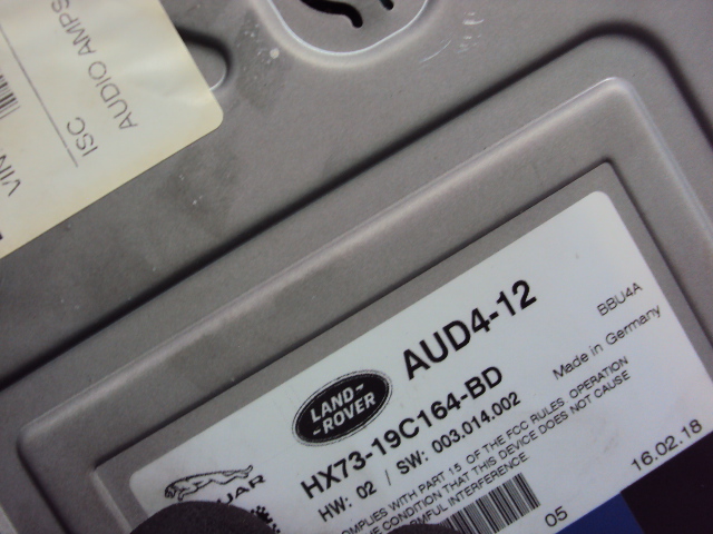 фото №7, Динамики динамик усилитель range rover velar l560 17-