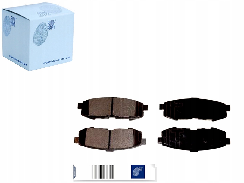 фото №1, Bluadm54292 тормозные колодки тормозные задняя mazda mpv ii 2.0d