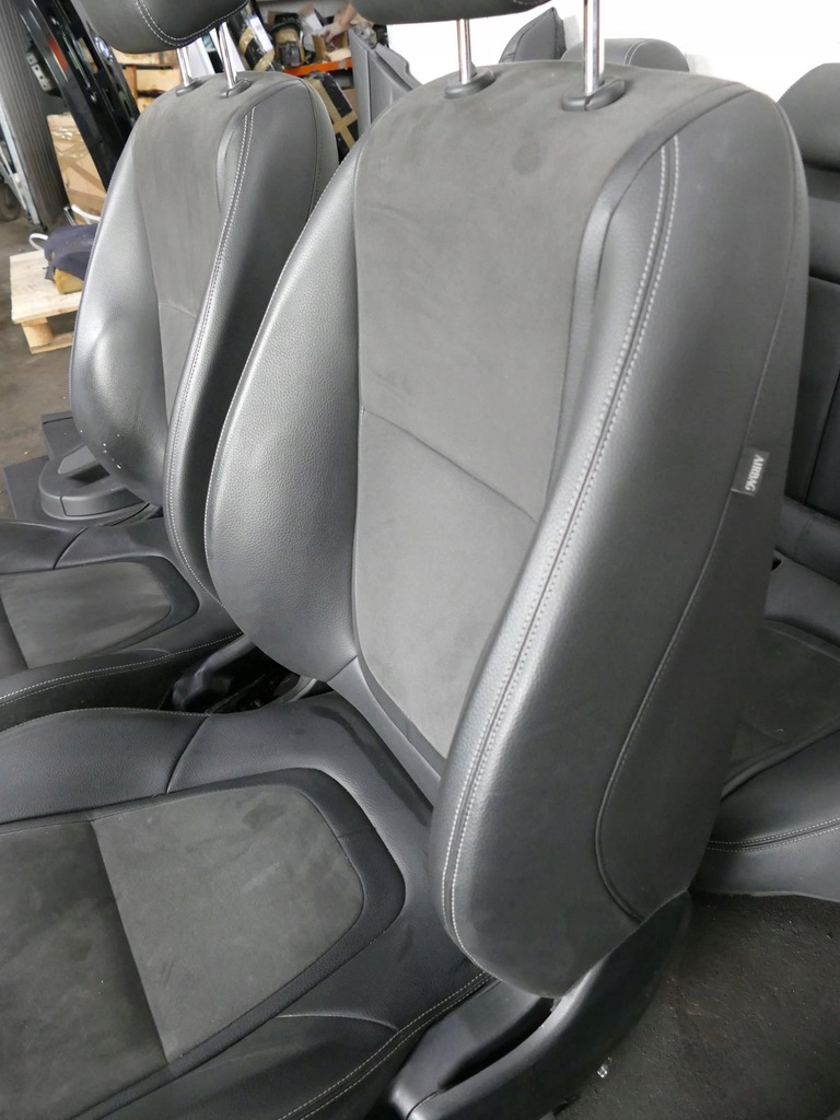 фото №10, Jaguar xf r сидіння заднє сидіння обшивки alcantara комплект