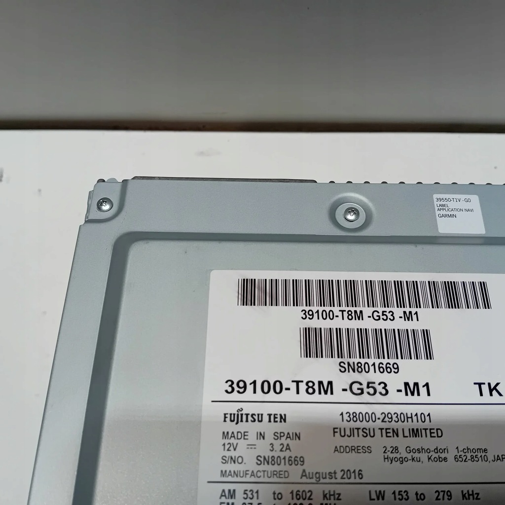 фото №9, Honda hr-v hrv ii 2015- радио навигация navi с код europa