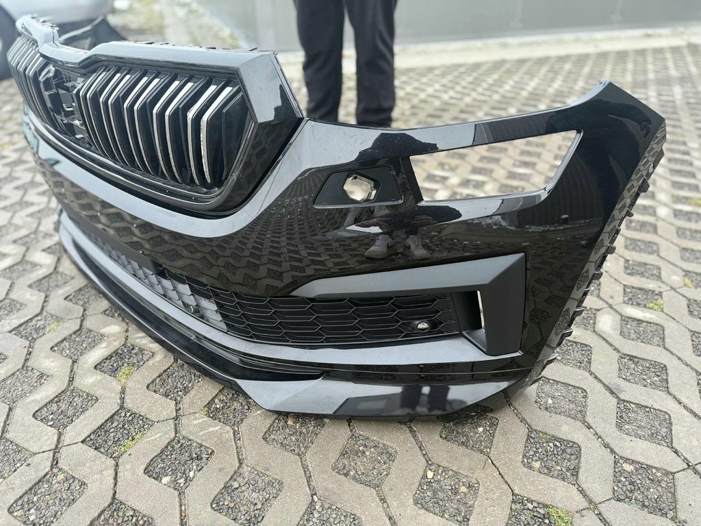 фото №12, Skoda kodiaq i lift sportline бампер перед передній sprysk. 4xpdc lf9r