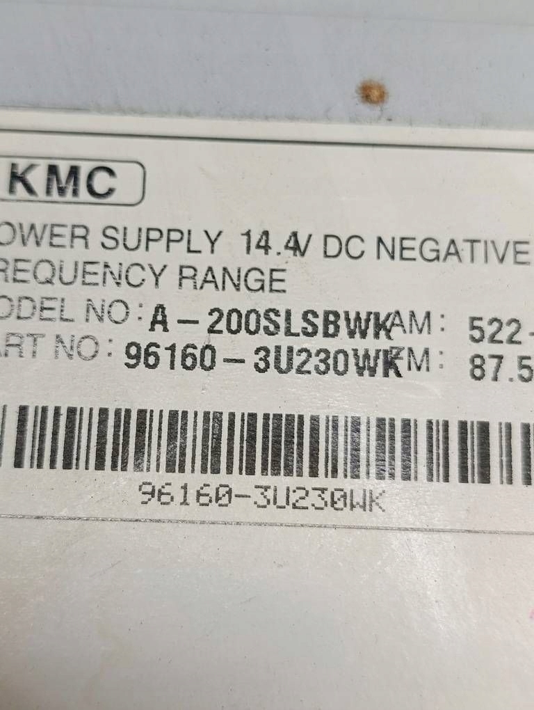 Kia sportage 3 11-16 радіо заводський 96160-3u230 Зі Шроту