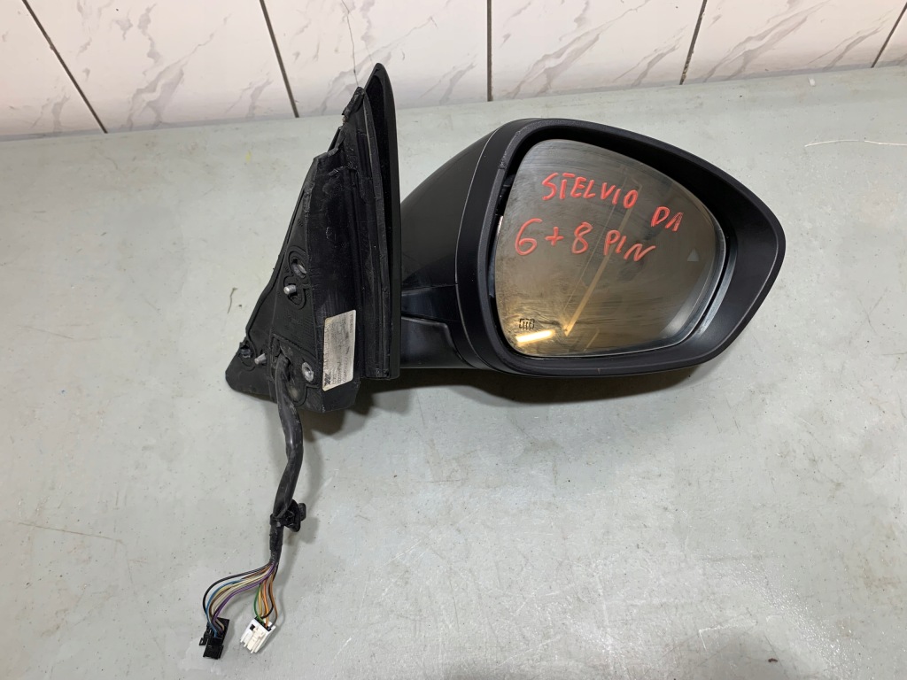 фото №1, Дзеркало праве 6+8 14 pin alfa romeo stelvio