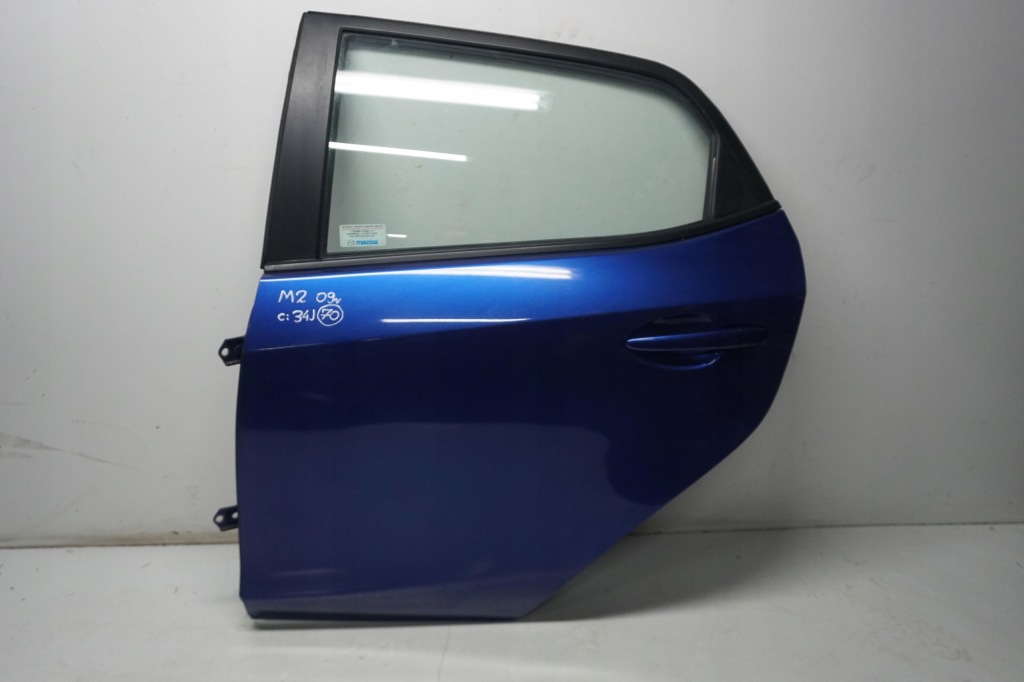 фото №1, Mazda 2 de ii двері ліва задні скло молдинг 34j 2008-2012rok