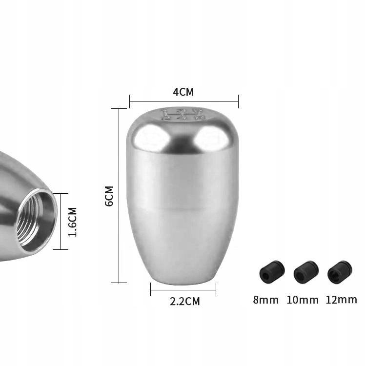 фото №8, Алюмінієва ручка перемикання передач, neonowa