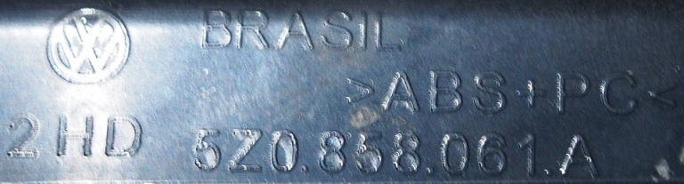 фото №6, Рамка радіо захист консолі vw fox 5z0858061a