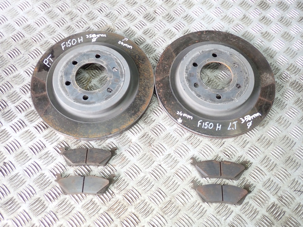 фото №11, Гальмівні диски гальмівні задні гальмівні колодки kpl. ford f150 2021-