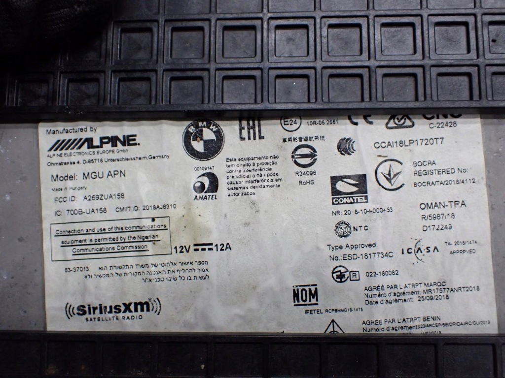 фото №11, Навигация navi радио дисплей 5a071e6 8798742 bmw 3 g20 g21 19r