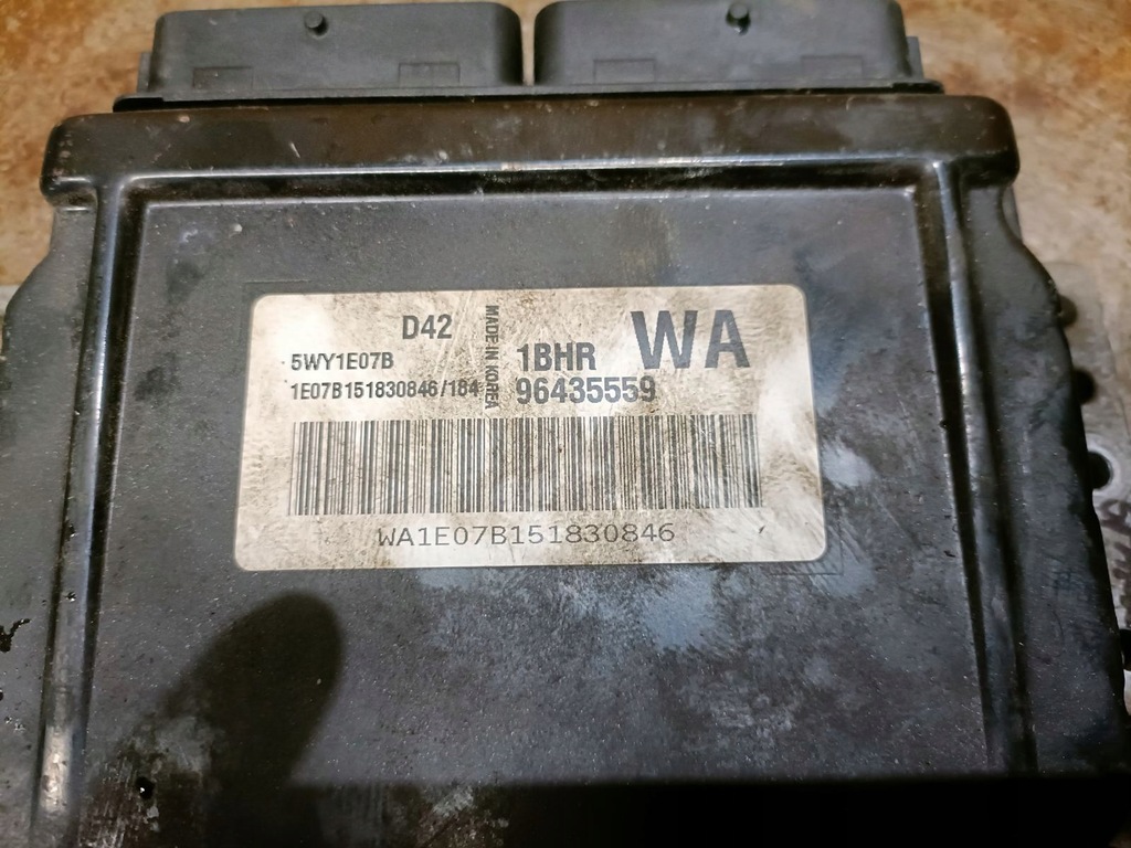 фото №4, Блок керування двигуна chevrolet aveo 96435559