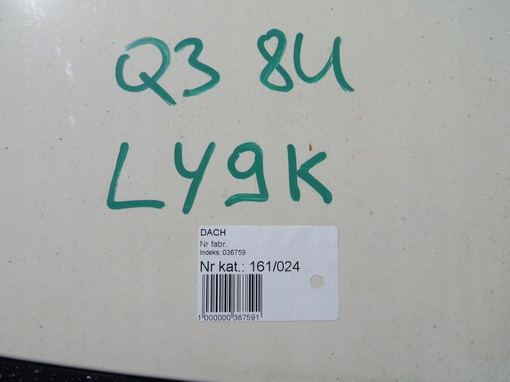 фото №5, Audi q3 8u крыша ly9k 11-