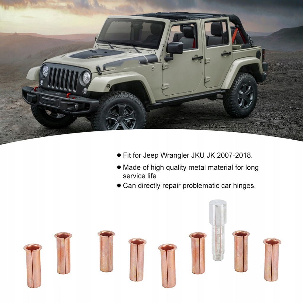 фото №5, 2007-2018 jeep wrangler набор обшивка шарниры петли дверь