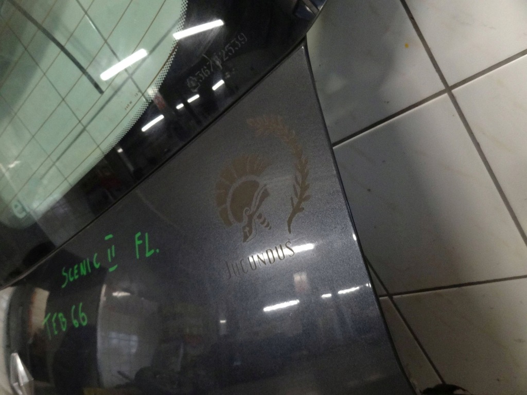 фото №8, Renault scenic ii 2006 lift крышка багажника багажника задняя задняя цвет teb66