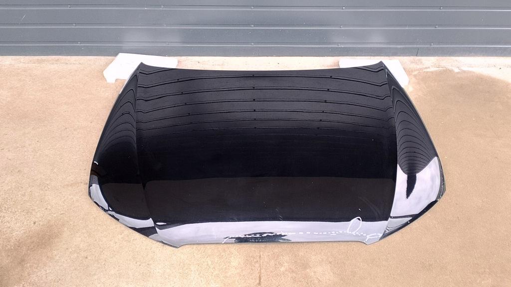 Купить Audi a4 b8 рестайлинг  капот крышка двигателя черная ly9t