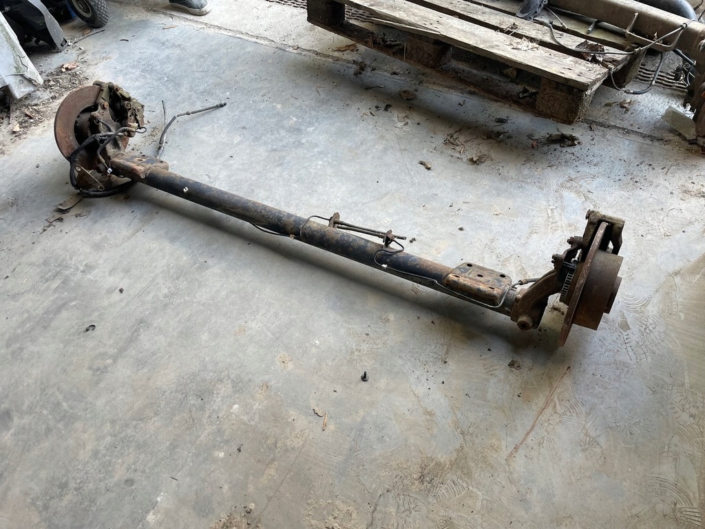 фото №6, Балка підвіска задня renault master ii movano гальмівні диски з abs