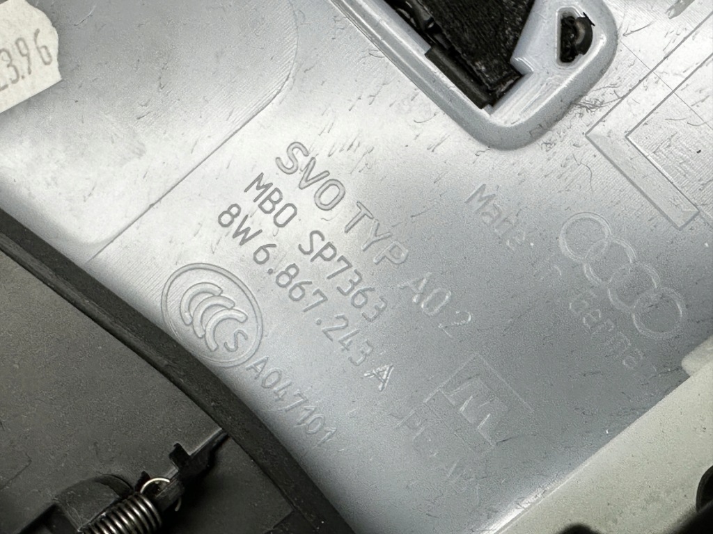 фото №4, Audi a5 s5 ii f5 8w coupe s-line захист внутрішня стійка b ліва