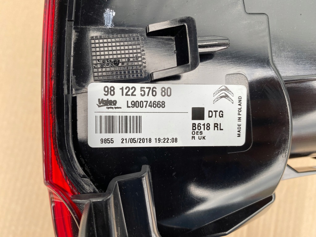 фото №4, Лампа citroen c3 iii права задня задня