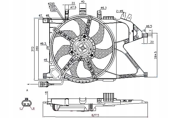 фото №2, Nissens 85196 вентилятор, охлаждение двигателя