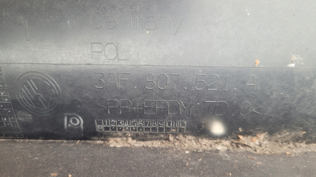 Vw passat b7 універсал спойлер бампера задній накладка накладка-спойлер дифузор / 2110 Ціна