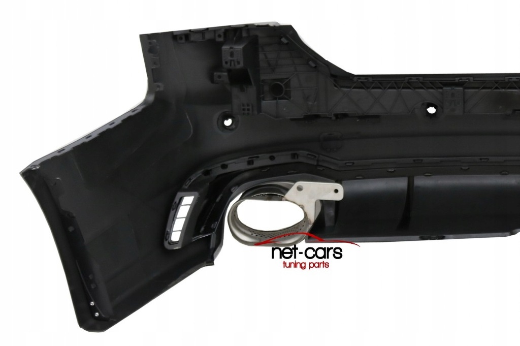 фото №7, Бампер задняя audi a5 f5 b9 16- wz s5 rs rs5 диффузор насадки чёрный серебристый