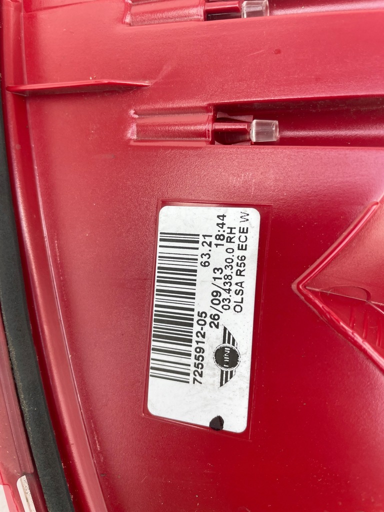 фото №5, Mini cooper r56 lift лампа права задня led 7255912