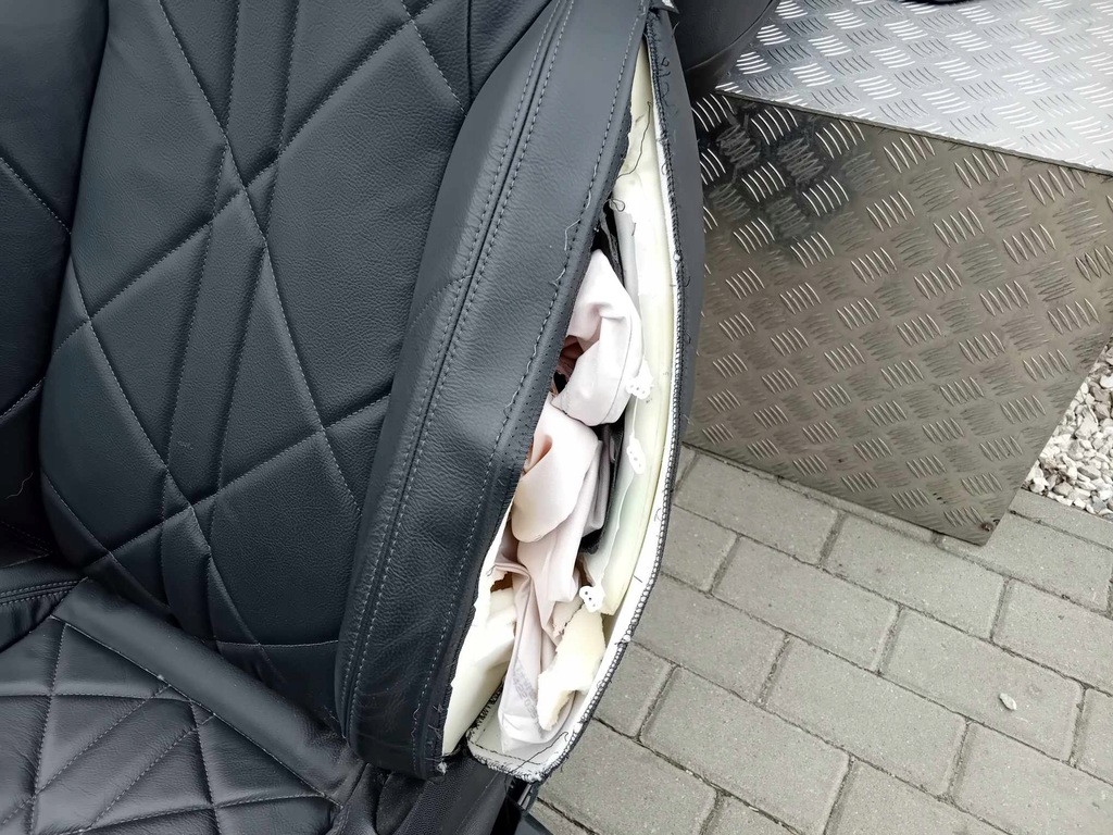 фото №7, Citroen ds7 сидіння перед правий обшивка двері сидіння шкіра 2021r