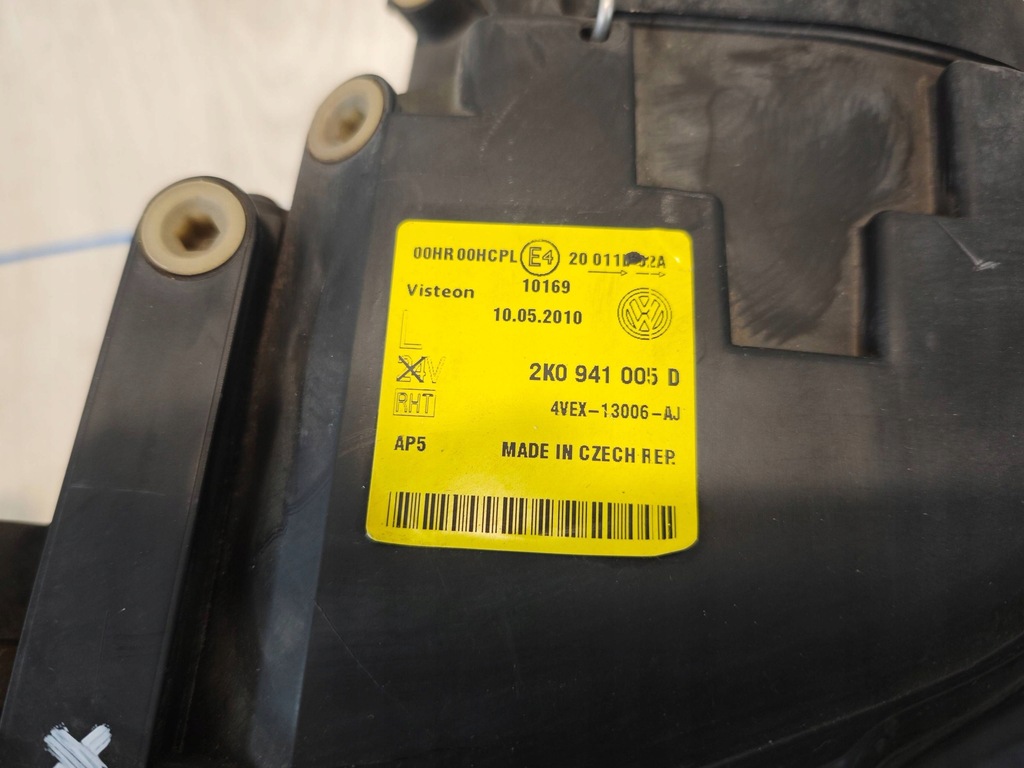 фото №11, Vw caddy iii лампа лівий перед 2k0941005d eu