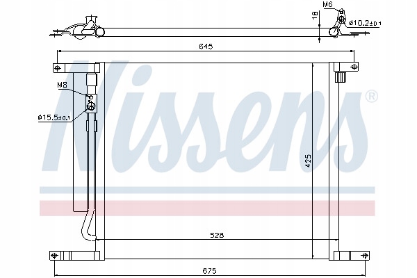 фото №8, Радиатор кондиционера конденсатор nissens 940335 []